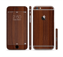 The Walnut WoodGrain V3 Sectioned Skin Series for the Apple iPhone 6s Plus