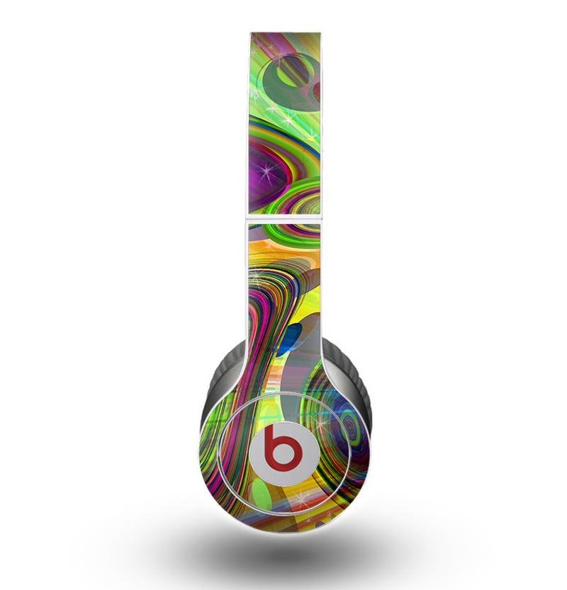 The Warped Colorful Layer-Circles Skin for the Beats by Dre Original Solo-Solo HD Headphones