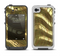 The Warped Gold-Plated Mosaic Apple iPhone 4-4s LifeProof Fre Case Skin Set