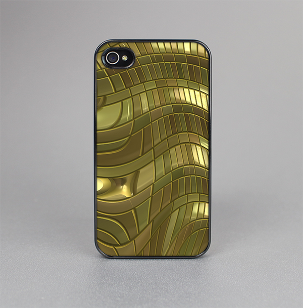 The Warped Gold-Plated Mosaic Skin-Sert for the Apple iPhone 4-4s Skin-Sert Case