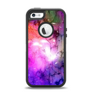 The Warped Neon Color-Splosion Apple iPhone 5-5s Otterbox Defender Case Skin Set