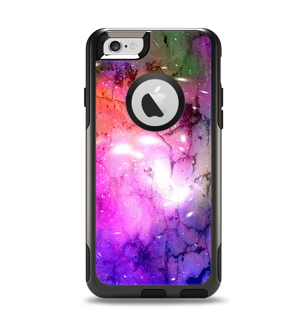 The Warped Neon Color-Splosion Apple iPhone 6 Otterbox Commuter Case Skin Set