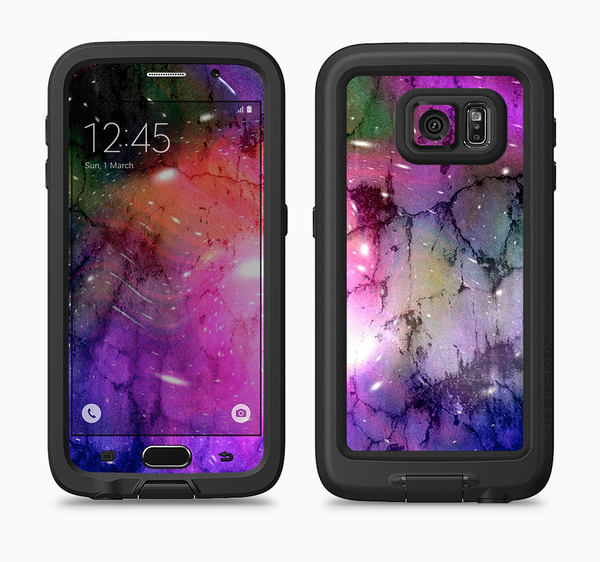 The Warped Neon Color-Splosion Full Body Samsung Galaxy S6 LifeProof Fre Case Skin Kit