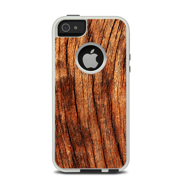 The Warped Wood Apple iPhone 5-5s Otterbox Commuter Case Skin Set