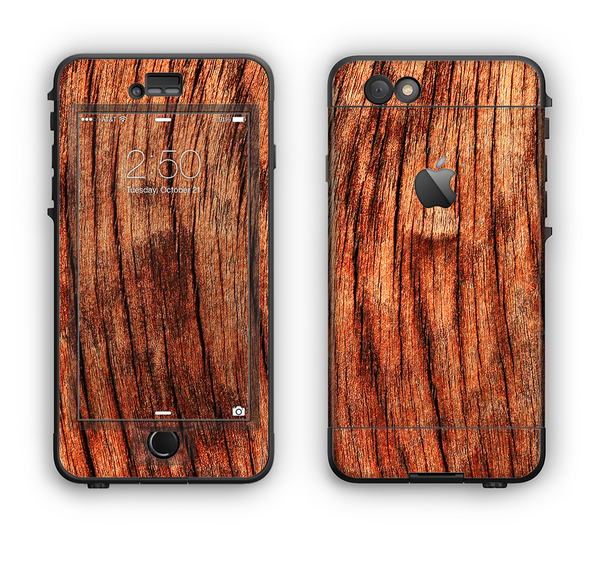 The Warped Wood Apple iPhone 6 LifeProof Nuud Case Skin Set