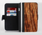 The Warped Wood Ink-Fuzed Leather Folding Wallet Credit-Card Case for the Apple iPhone 6/6s, 6/6s Plus, 5/5s and 5c