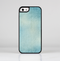 The WaterColor Blue Texture Panel Skin-Sert Case for the Apple iPhone 5/5s
