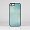 The WaterColor Blue Texture Panel Skin-Sert Case for the Apple iPhone 5c