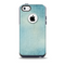 The WaterColor Blue Texture Panel Skin for the iPhone 5c OtterBox Commuter Case