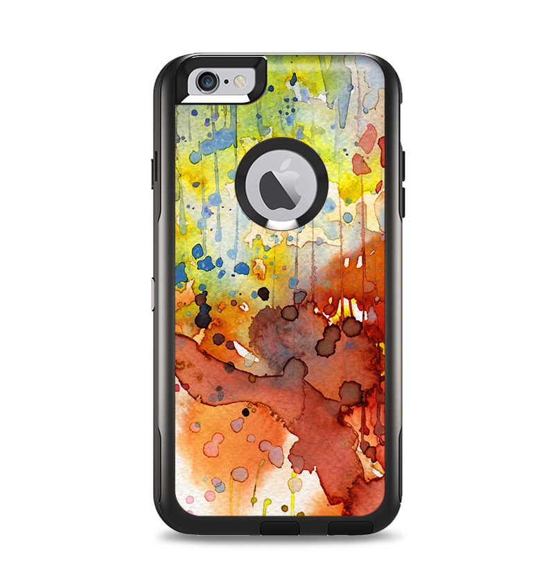 The WaterColor Grunge Setting Apple iPhone 6 Plus Otterbox Commuter Case Skin Set