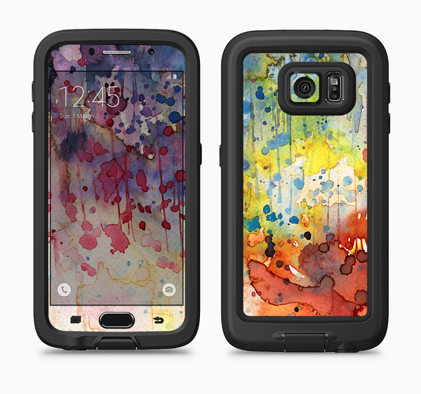 The WaterColor Grunge Setting Full Body Samsung Galaxy S6 LifeProof Fre Case Skin Kit