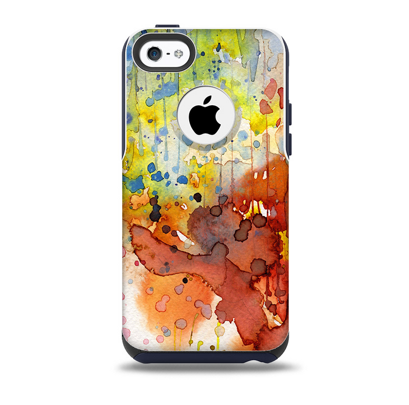 The WaterColor Grunge Setting Skin for the iPhone 5c OtterBox Commuter Case