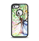 The WaterColor Vivid Tree Apple iPhone 5-5s Otterbox Defender Case Skin Set