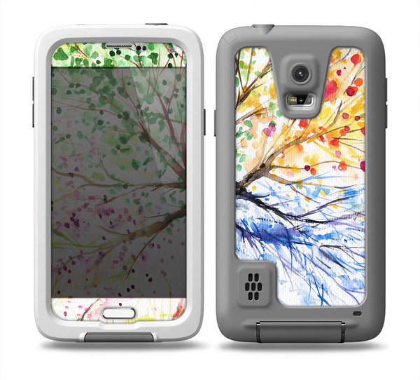 The WaterColor Vivid Tree Skin for the Samsung Galaxy S5 frē LifeProof Case