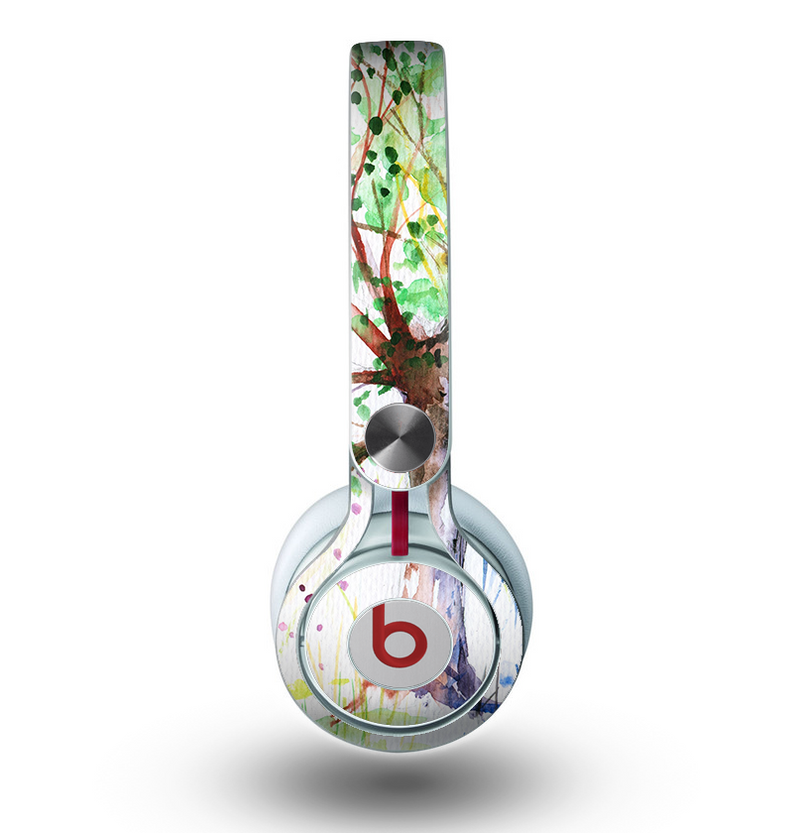 The WaterColor Vivid Tree Skin for the Beats by Dre Mixr Headphones