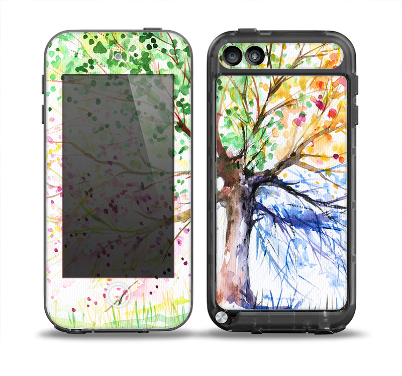 The WaterColor Vivid Tree Skin for the iPod Touch 5th Generation frē LifeProof Case