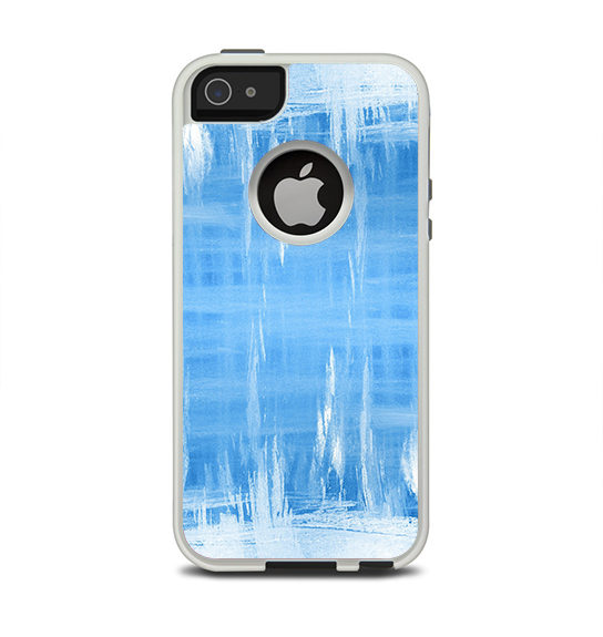 The Water Color Ice Window Apple iPhone 5-5s Otterbox Commuter Case Skin Set