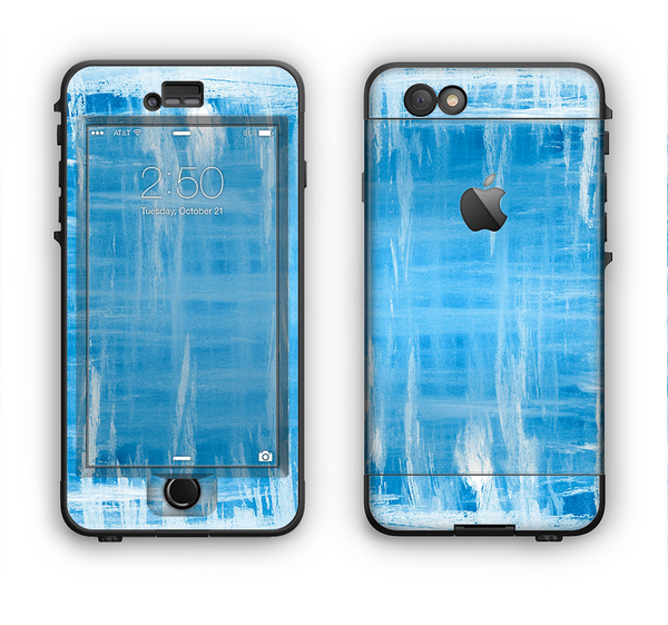 The Water Color Ice Window Apple iPhone 6 LifeProof Nuud Case Skin Set