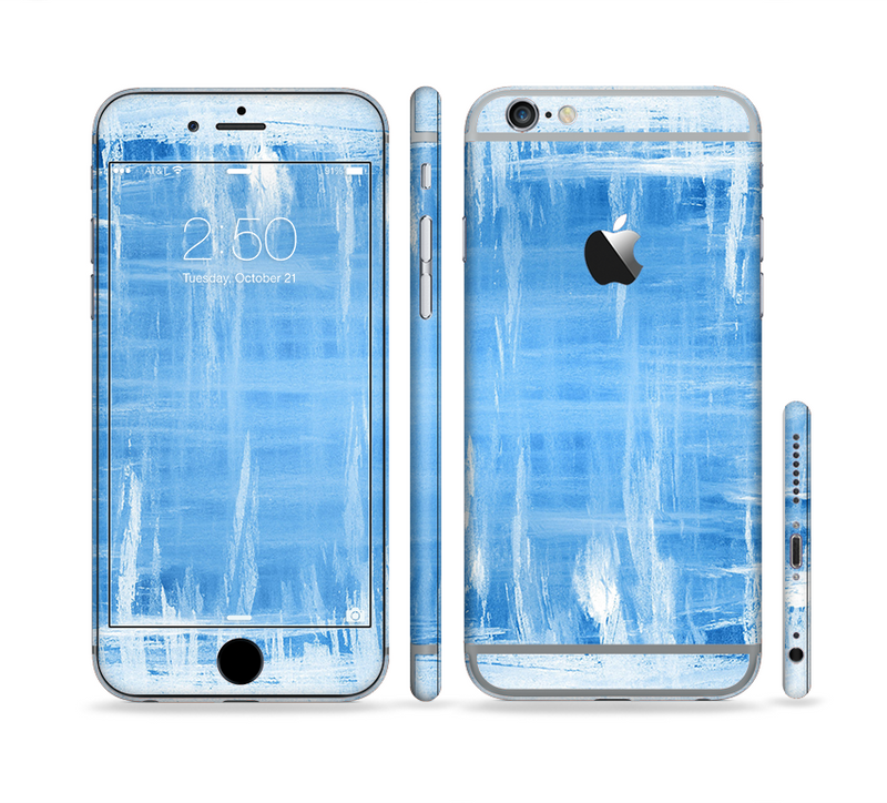 The Water Color Ice Window Sectioned Skin Series for the Apple iPhone 6s