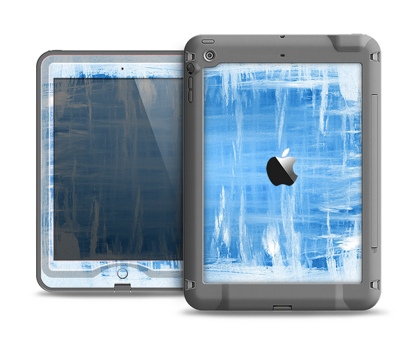 The Water Color Ice Window Apple iPad Mini LifeProof Nuud Case Skin Set