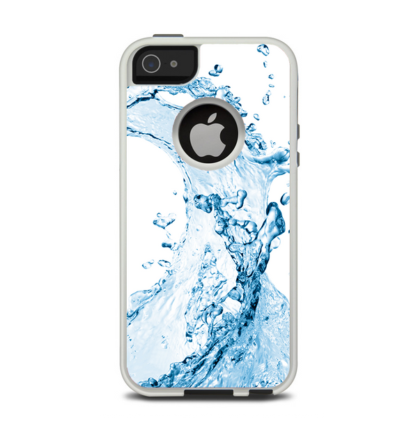 The Water Splashing Wave Apple iPhone 5-5s Otterbox Commuter Case Skin Set