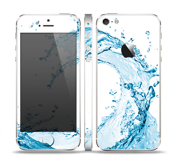The Water Splashing Wave Skin Set for the Apple iPhone 5