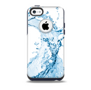 The Water Splashing Wave Skin for the iPhone 5c OtterBox Commuter Case
