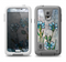 The Watercolor Blue Vintage Flowers Samsung Galaxy S5 LifeProof Fre Case Skin Set