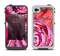 The Watercolor Bright Pink Floral Apple iPhone 4-4s LifeProof Fre Case Skin Set