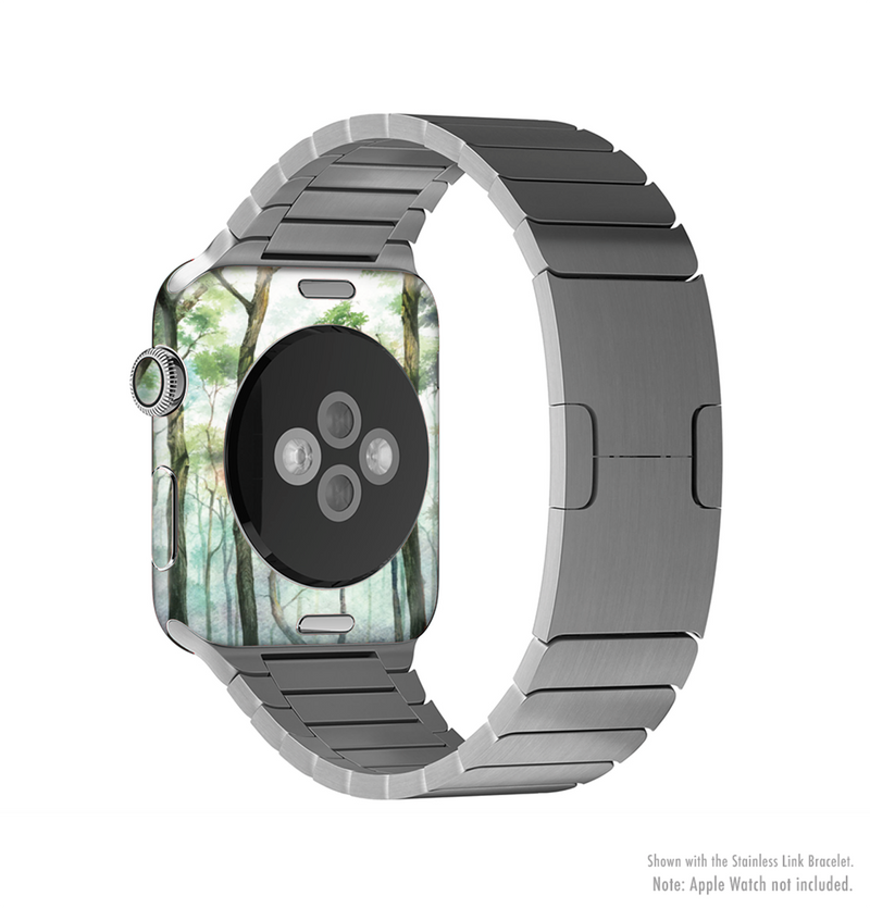 The Watercolor Glowing Sky Forrest Full-Body Skin Kit for the Apple Watch