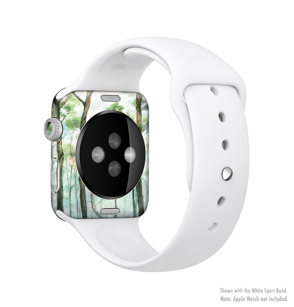 The Watercolor Glowing Sky Forrest Full-Body Skin Kit for the Apple Watch