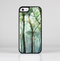 The Watercolor Glowing Sky Forrest Skin-Sert Case for the Apple iPhone 5c