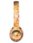 The Watercolor Orange and Red Snow Crystal Full-Body Skin Kit for the Beats by Dre Solo 3 Wireless Headphones