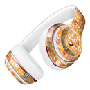 The Watercolor Orange and Red Snow Crystal Full-Body Skin Kit for the Beats by Dre Solo 3 Wireless Headphones