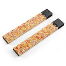 The Watercolor Orange and Red Snow Crystal - Premium Decal Protective Skin-Wrap Sticker compatible with the Juul Labs vaping device