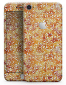 The Watercolor Orange and Red Snow Crystal - Skin-kit for the iPhone 8 or 8 Plus