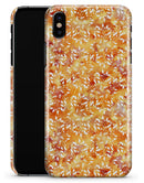 The Watercolor Orange and Red Snow Crystal - iPhone X Clipit Case