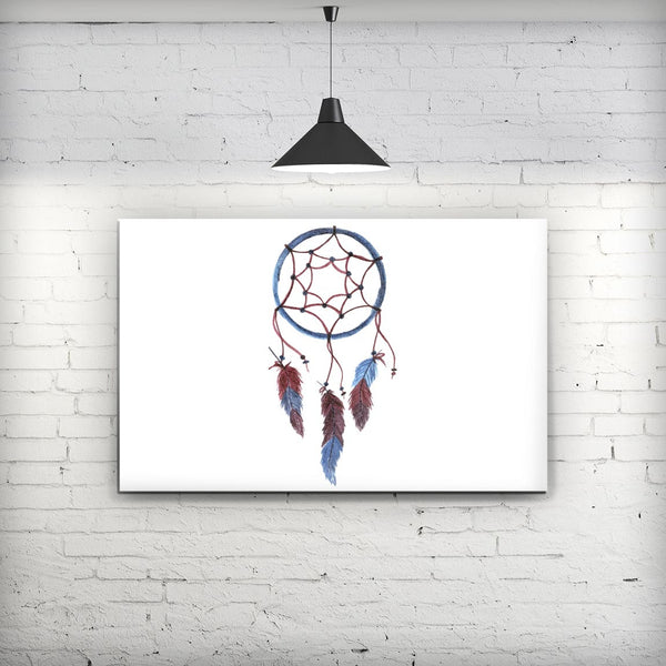 Watercolor_Red_and_Blue_Toned_Dream_Catcher_Stretched_Wall_Canvas_Print_V2.jpg