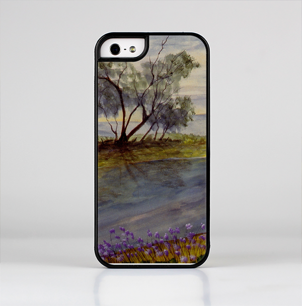 The Watercolor River Scenery Skin-Sert Case for the Apple iPhone 5/5s
