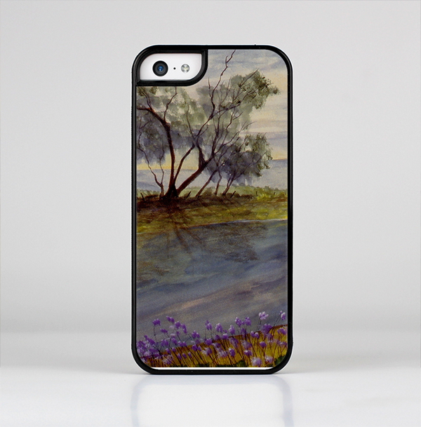The Watercolor River Scenery Skin-Sert Case for the Apple iPhone 5c