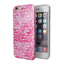 The Watercolor Shades of Pink on a String iPhone 6/6s or 6/6s Plus 2-Piece Hybrid INK-Fuzed Case