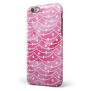 The Watercolor Shades of Pink on a String iPhone 6/6s or 6/6s Plus 2-Piece Hybrid INK-Fuzed Case