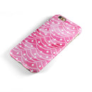 The Watercolor Shades of Pink on a String iPhone 6/6s or 6/6s Plus 2-Piece Hybrid INK-Fuzed Case