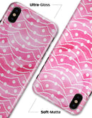 The Watercolor Shades of Pink on a String - iPhone X Clipit Case