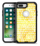 The Watercolor Yellow Surface with White Semi-Circles - iPhone 7 Plus/8 Plus OtterBox Case & Skin Kits
