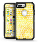 The Watercolor Yellow Surface with White Semi-Circles - iPhone 7 Plus/8 Plus OtterBox Case & Skin Kits