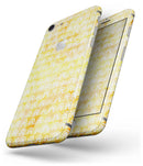 The Watercolor Yellow Surface with White Semi-Circles - Skin-kit for the iPhone 8 or 8 Plus