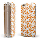 The Watercolored Shades of Orange Clovers iPhone 6/6s or 6/6s Plus 2-Piece Hybrid INK-Fuzed Case