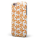 The Watercolored Shades of Orange Clovers iPhone 6/6s or 6/6s Plus 2-Piece Hybrid INK-Fuzed Case