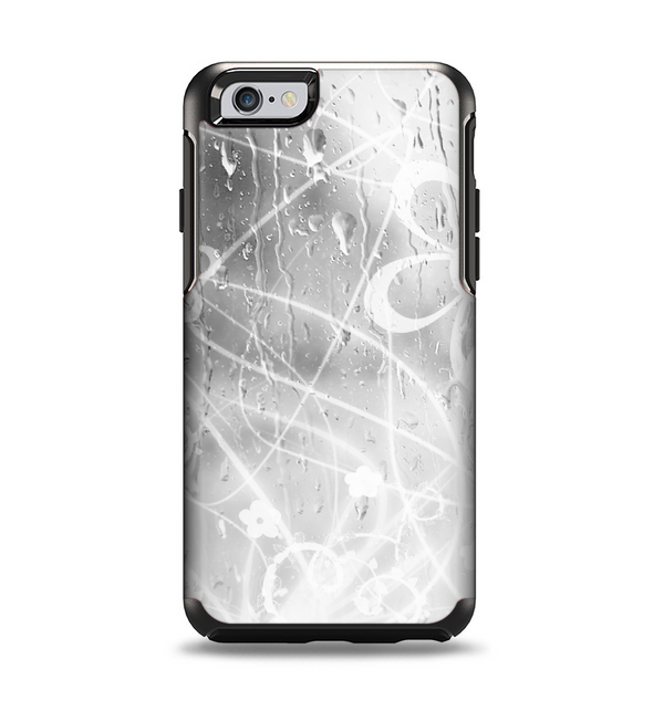 The Watered Floral Glass Apple iPhone 6 Otterbox Symmetry Case Skin Set